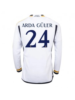 Billige Real Madrid Arda Guler #24 Hjemmedrakt 2023-24 Langermet